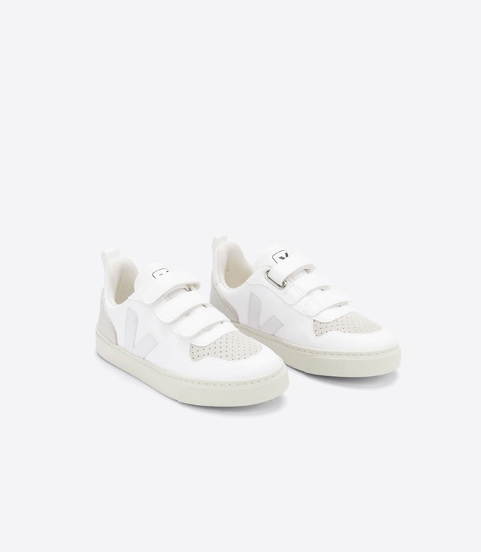 White Veja Cwl Natural Kids' V-10 | NUBKY-6892