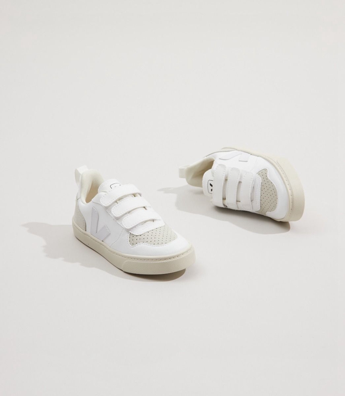 White Veja Cwl Natural Kids' V-10 | NUBKY-6892