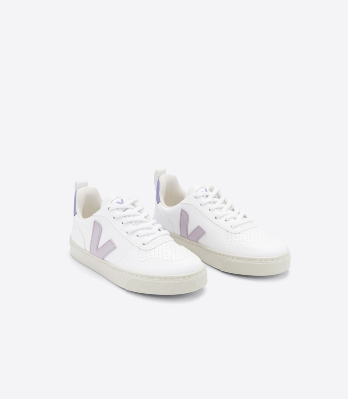 White Veja Cwl Parme Lavande Kids' V-10 | FIHGV-9574