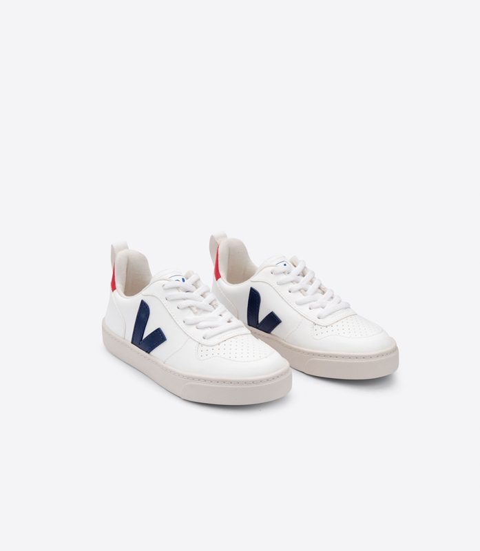 White Veja Laces Cwl Cobalt Pekin Kids' V-10 | XFOAB-9726