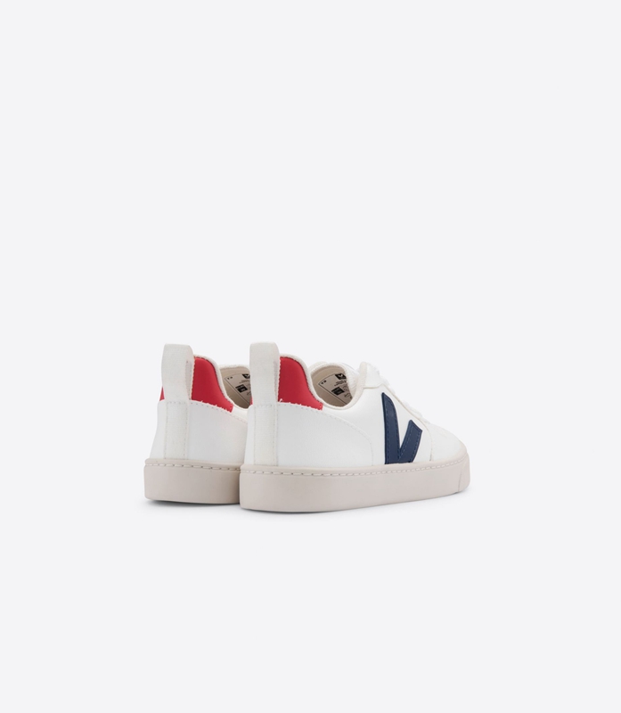 White Veja Laces Cwl Cobalt Pekin Kids' V-10 | XFOAB-9726