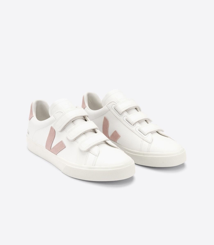 White Veja Leather Babe Women's Recife | XOGUB-2573