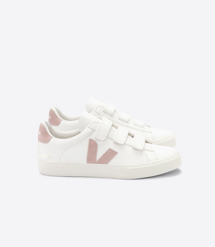 White Veja Leather Babe Women\'s Recife | XOGUB-2573