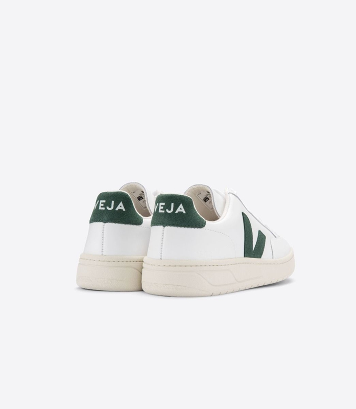 White Veja Leather Cyprus Women's V-12 | OVMCD-5248