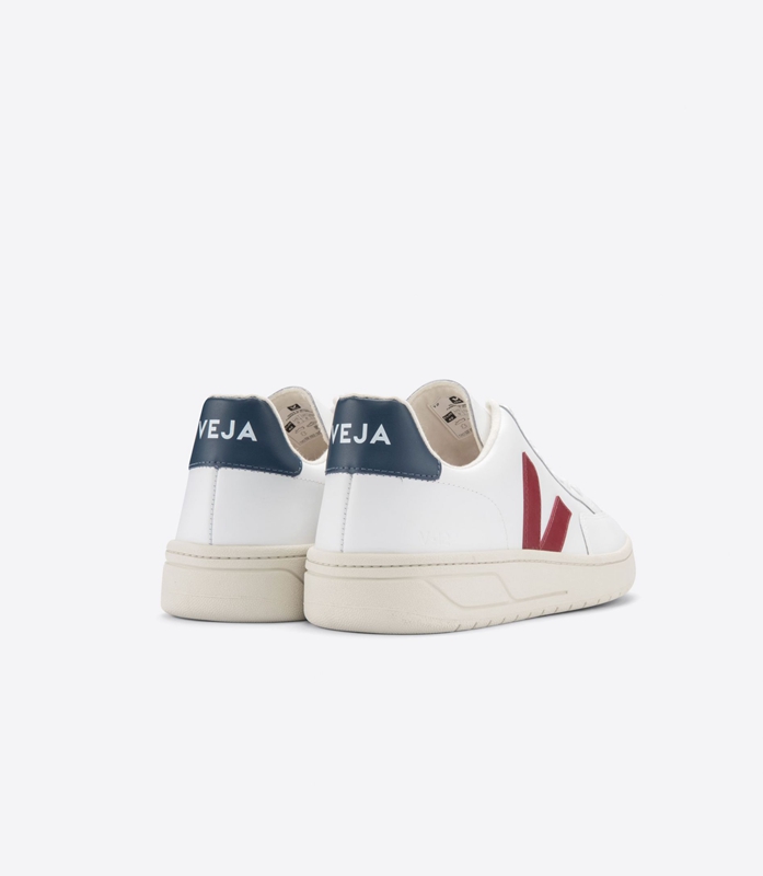 White Veja Leather Marsala Nautico Women's V-12 | VTALD-8469