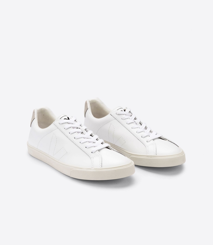 White Veja Leather Men's Esplar | UTRPD-6394