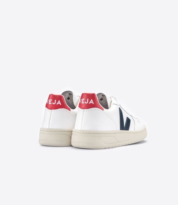 White Veja Leather Nautico Pekin Men's V-10 | DOBZT-4958