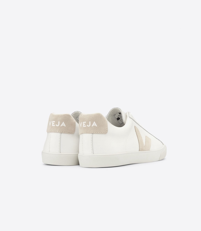 White Veja Leather Sable Men's Esplar | SVJPN-3150