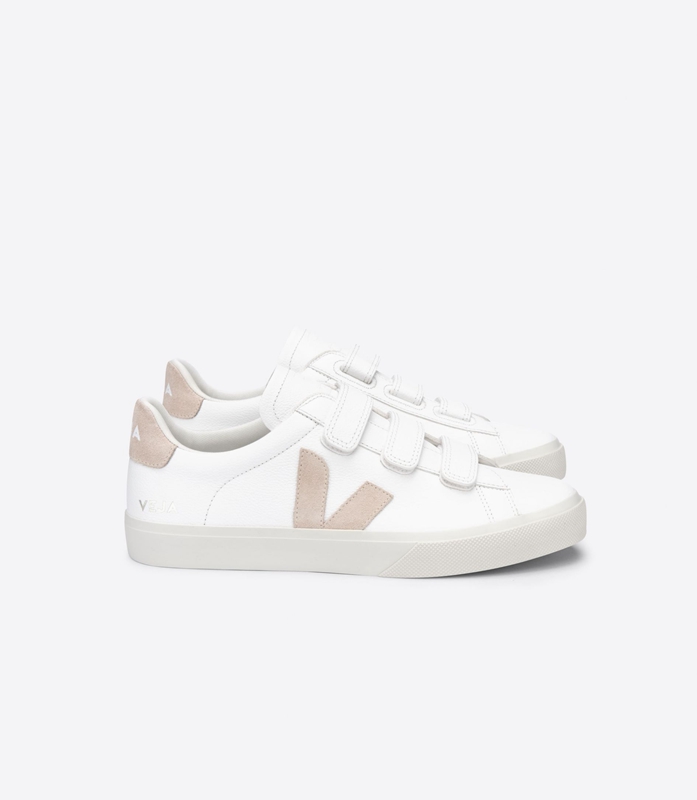 White Veja Leather Sable Men\'s Recife | IJDYM-5718