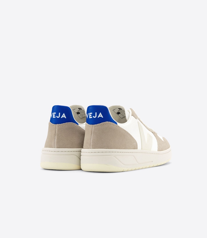 White Veja Leather Sahara Paros Men's V-10 | IARZM-2189