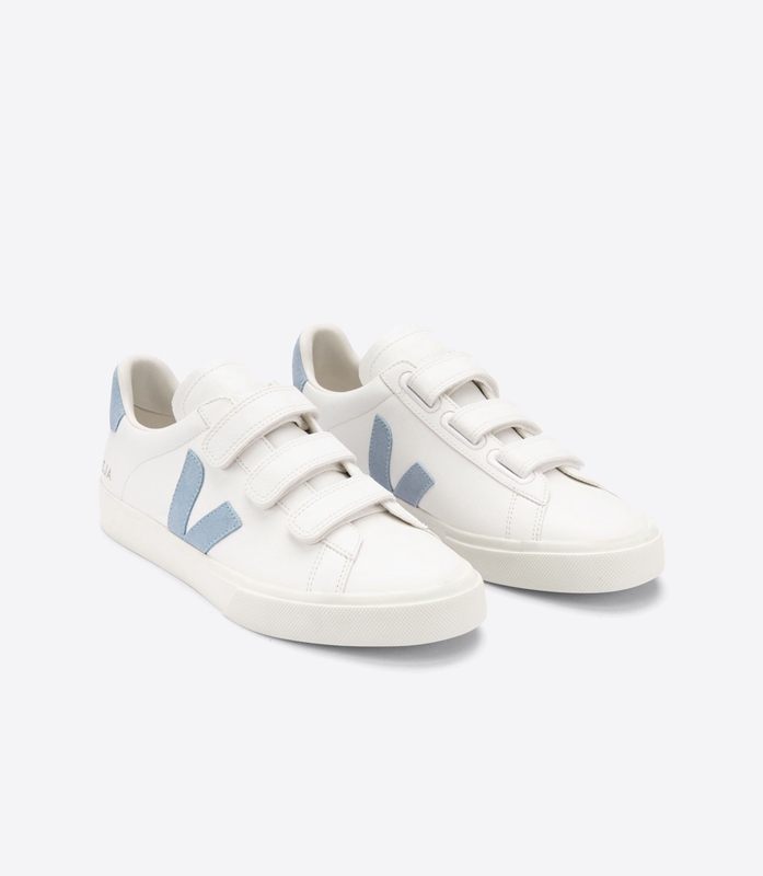 White Veja Leather Steel Men's Recife | VKDZF-1075