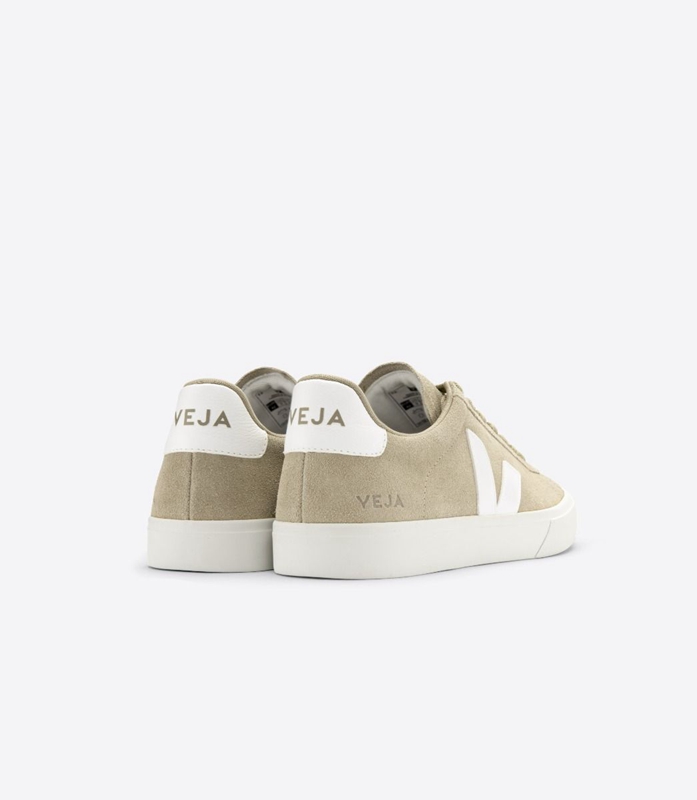 White Veja Suede Dune Men's Campo | JLDPK-1670