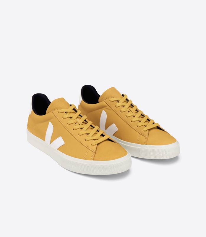 Yellow Veja Nubuck Moutarde Men's Campo | BUXSP-5314