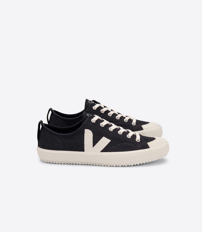 Black Veja Canvas Pierre Women's Nova | HCXBD-1820