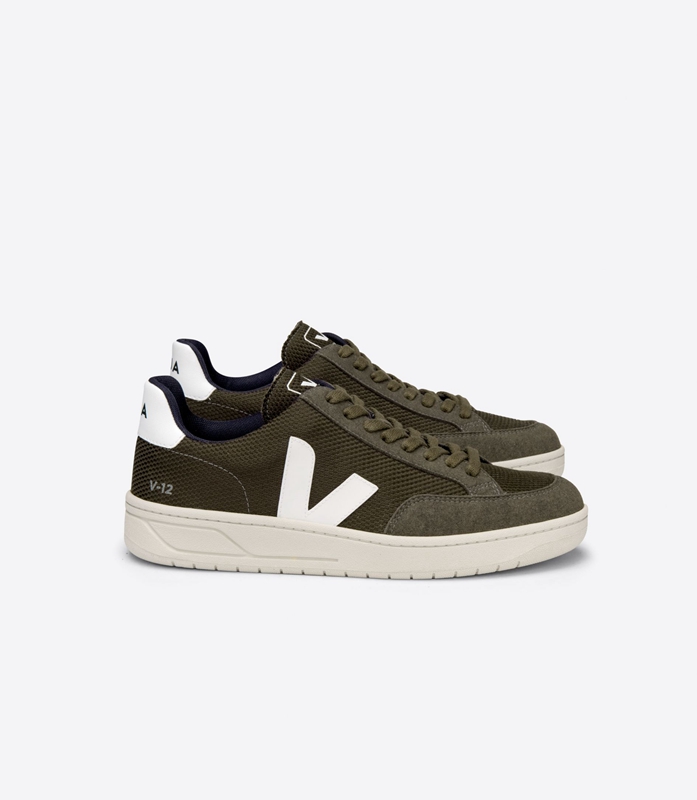 Olive Veja Vegan B-Mesh Women's V-12 | TWFLQ-9048